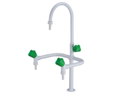 三孔鵝頸水龍頭